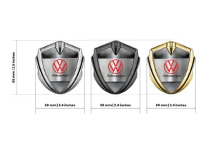 VW Insignia De Logo 3D Pro Acero Inox 3D